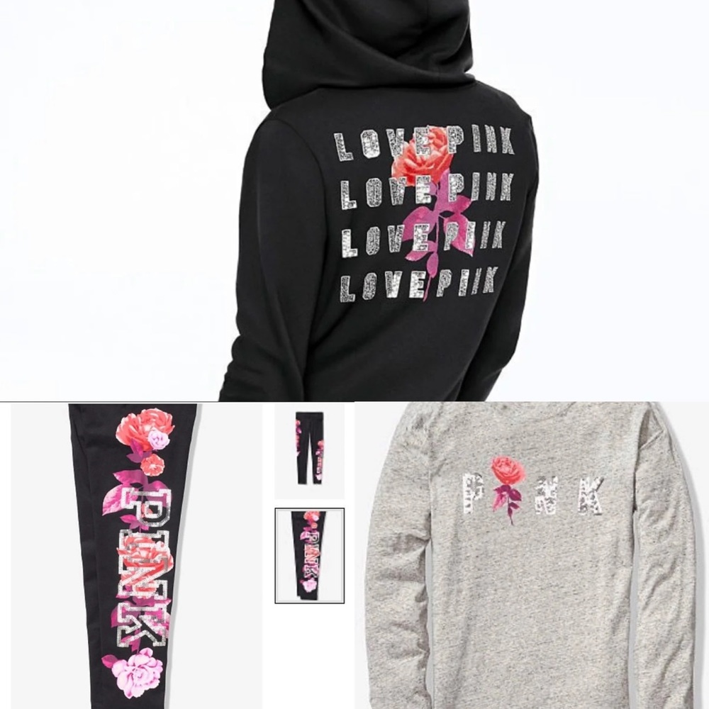 PINK FLORAL BLING BUNDLE